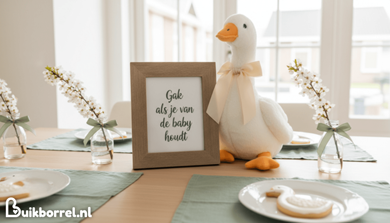 "A Little Silly Goose" Babyshower: Hét grappige & hippe thema van 2026!